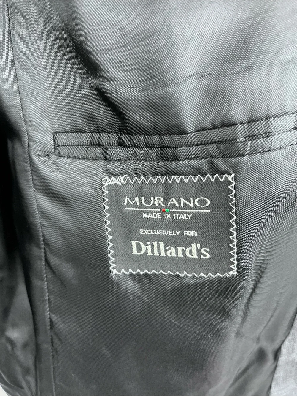 Murano Made In Italy 100% Wool Blazer Sport Coat Mens 46R Gray Dillard’s